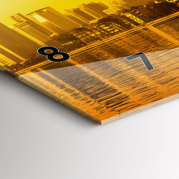 Horloge rectangulaire horizontale Rivière Zhujiang