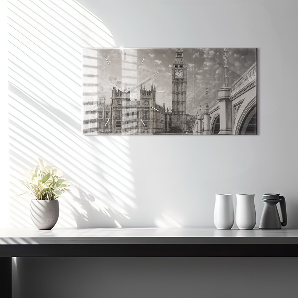 Horloge rectangulaire horizontale Londres Angleterre Big Ben