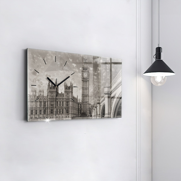 Horloge rectangulaire horizontale Londres Angleterre Big Ben