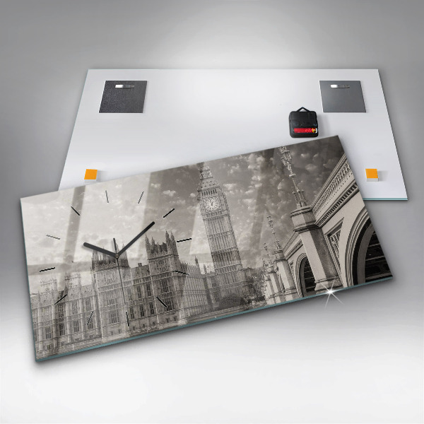 Horloge rectangulaire horizontale Londres Angleterre Big Ben