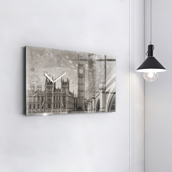 Horloge rectangulaire horizontale Londres Angleterre Big Ben
