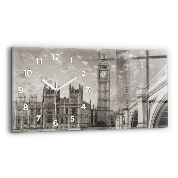 Horloge rectangulaire horizontale Londres Angleterre Big Ben