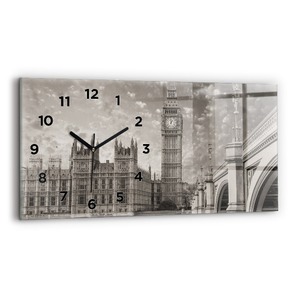Horloge rectangulaire horizontale Londres Angleterre Big Ben