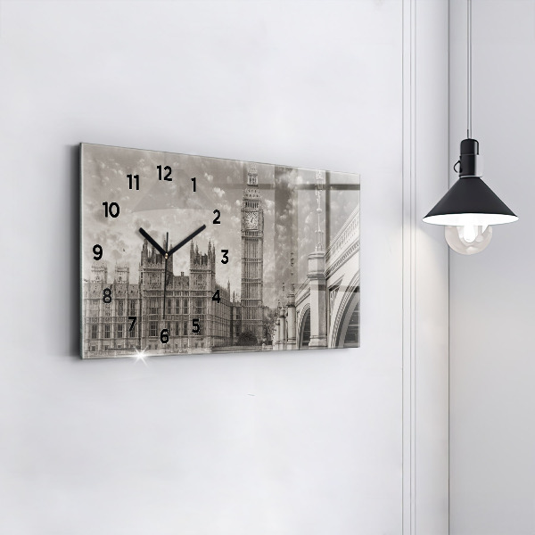 Horloge rectangulaire horizontale Londres Angleterre Big Ben