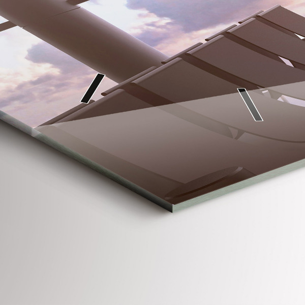 Horloge rectangulaire horizontale 'Homme à l''aéroport'