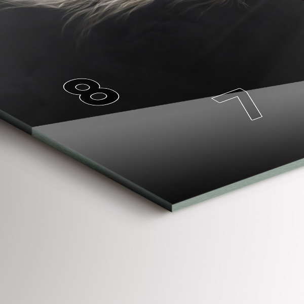 Horloge rectangulaire horizontale Cheval au galop