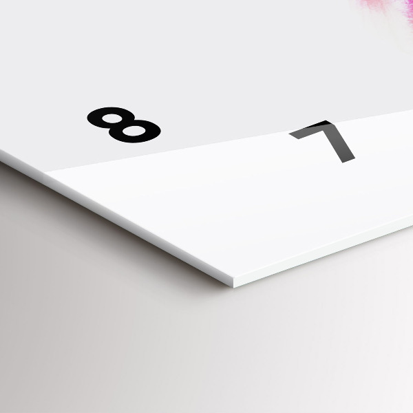 Horloge rectangulaire horizontale Femmes en robes colorées