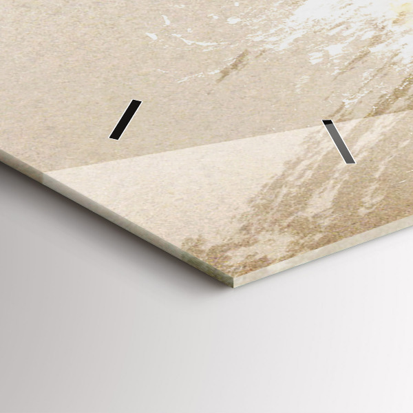 Horloge rectangulaire horizontale 'Portrait d''une femme abstrait'