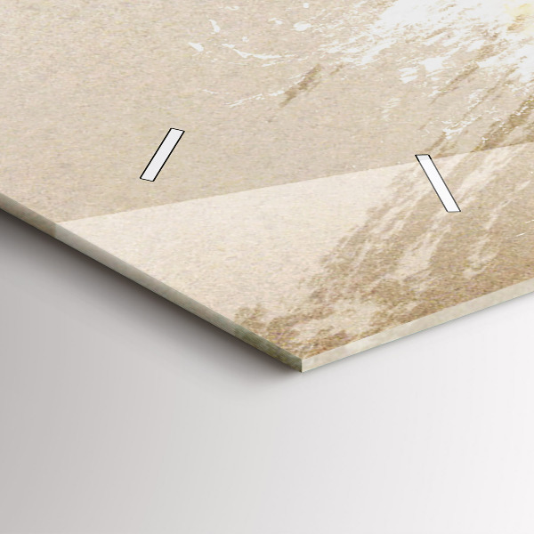 Horloge rectangulaire horizontale 'Portrait d''une femme abstrait'