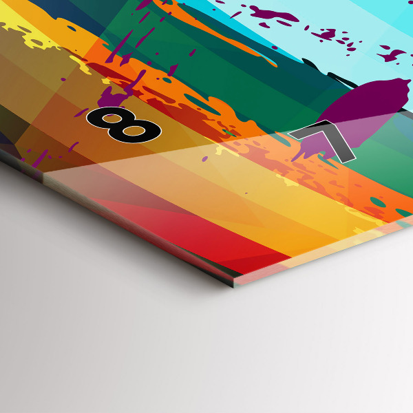 Horloge rectangulaire horizontale Contexte abstrait