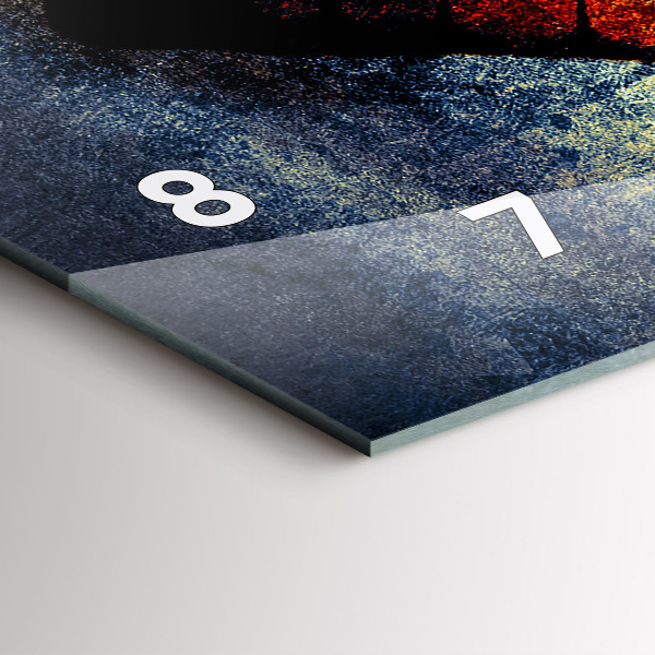 Horloge rectangulaire horizontale Papillon style vintage