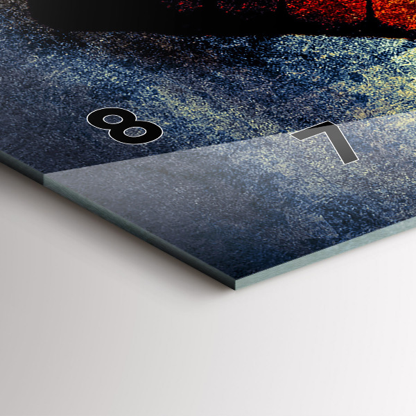 Horloge rectangulaire horizontale Papillon style vintage