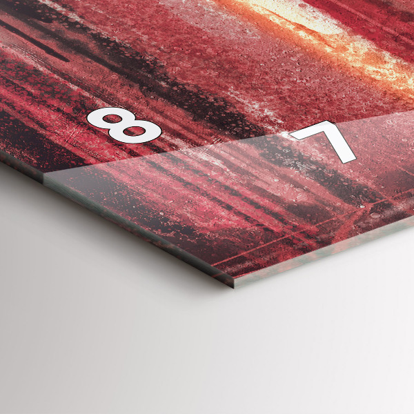 Horloge rectangulaire horizontale Jeune couple amoureux