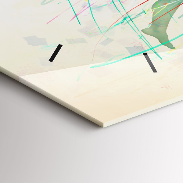 Horloge rectangulaire horizontale Des gens colorés