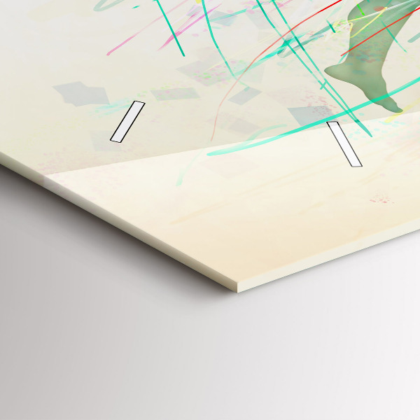 Horloge rectangulaire horizontale Des gens colorés