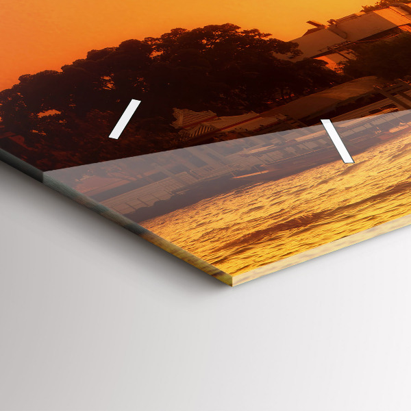 Horloge rectangulaire horizontale Wat Arun, Bangkok, Thaïlande