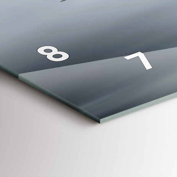 Horloge rectangulaire horizontale Avion militaire en vol