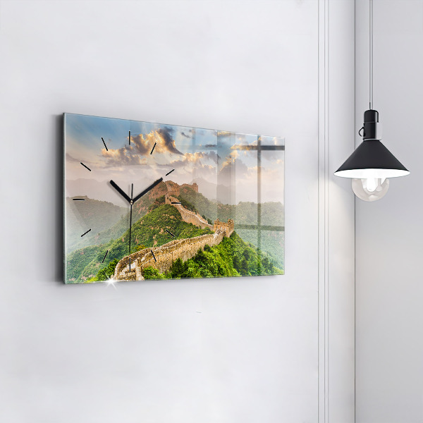 Horloge rectangulaire horizontale La Grande Muraille de Chine