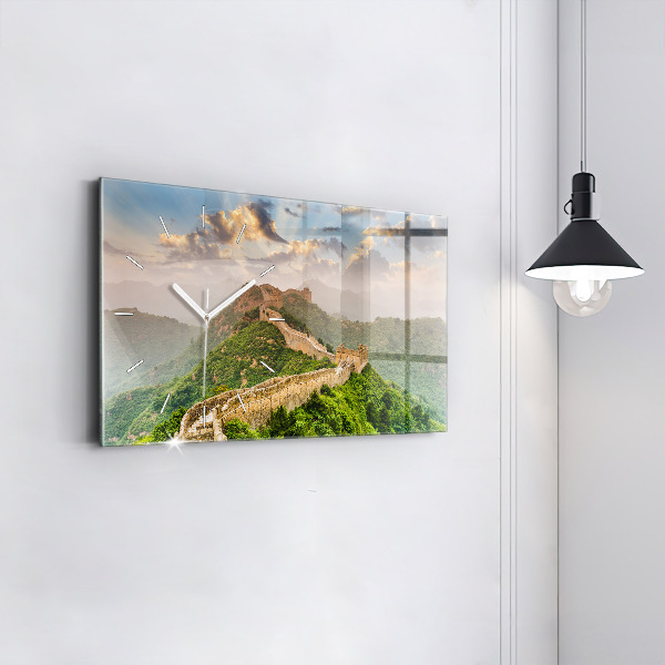 Horloge rectangulaire horizontale La Grande Muraille de Chine