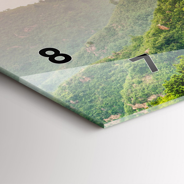 Horloge rectangulaire horizontale La Grande Muraille de Chine