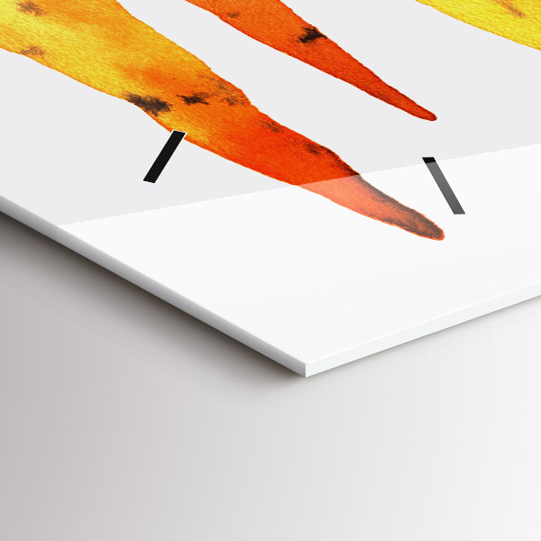 Horloge murale horizontale Illustration de carotte