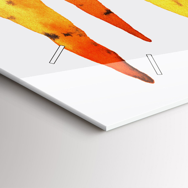 Horloge murale horizontale Illustration de carotte