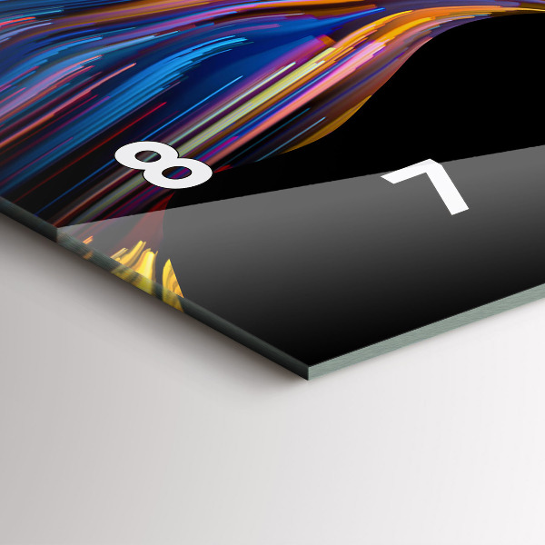 Horloge murale horizontale 'L''art émotionnel'