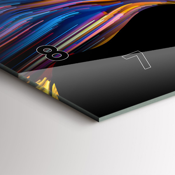 Horloge murale horizontale 'L''art émotionnel'