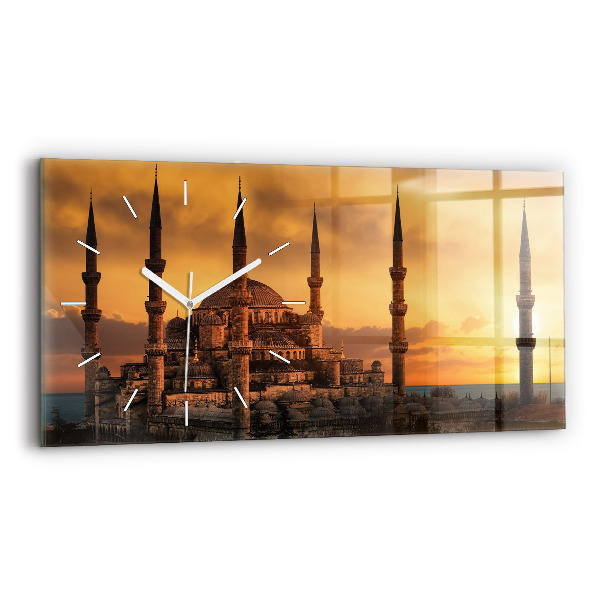 Horloge murale horizontale Mosquée à Istanbul