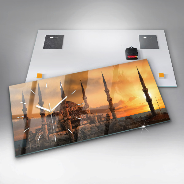 Horloge murale horizontale Mosquée à Istanbul