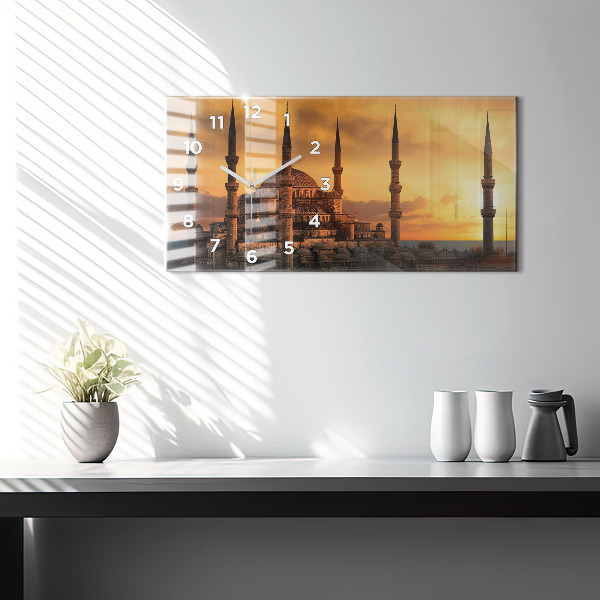 Horloge murale horizontale Mosquée à Istanbul
