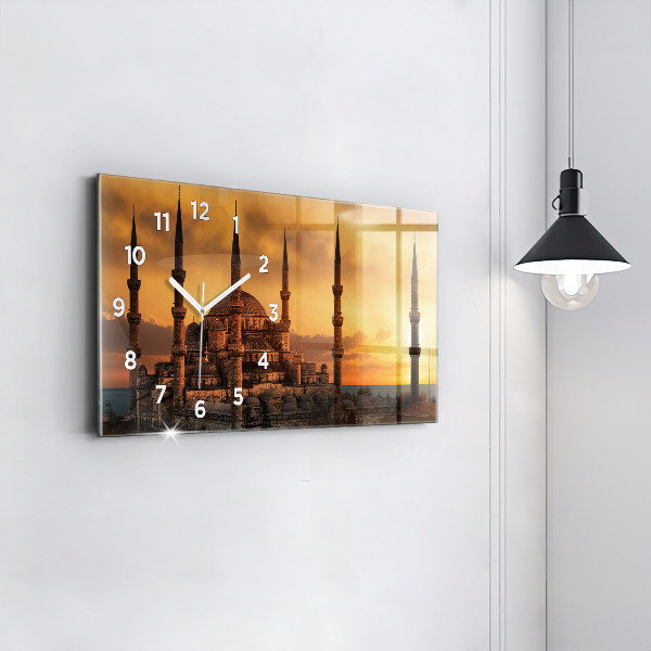 Horloge murale horizontale Mosquée à Istanbul