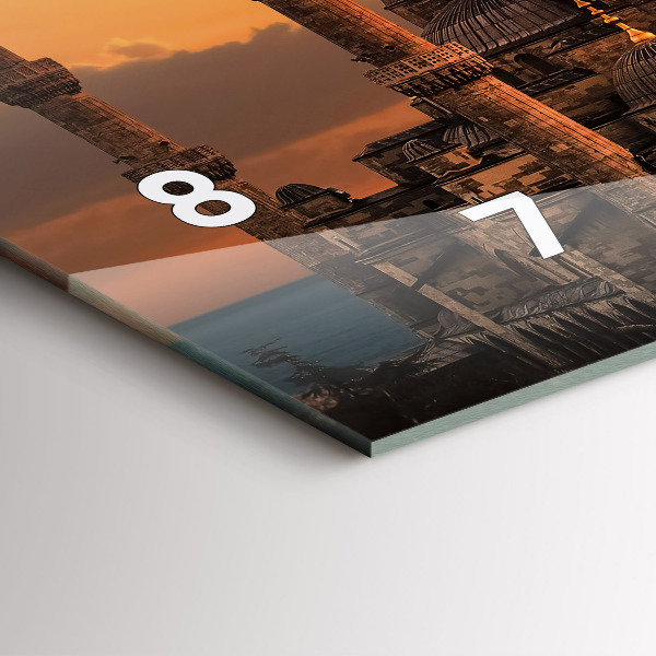 Horloge murale horizontale Mosquée à Istanbul