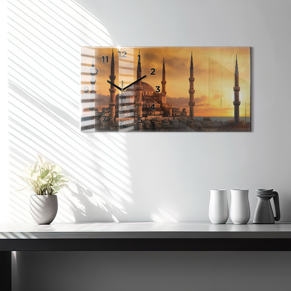 Horloge murale horizontale Mosquée à Istanbul