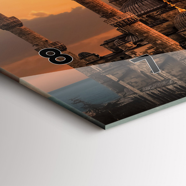 Horloge murale horizontale Mosquée à Istanbul