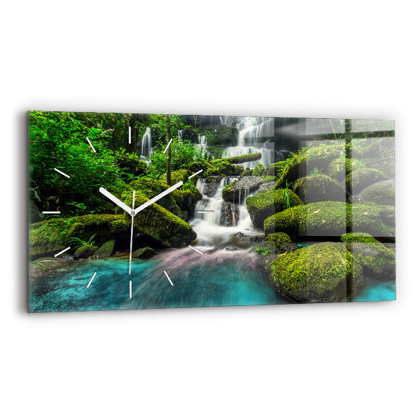 Horloge murale horizontale Cascade Thaïlande