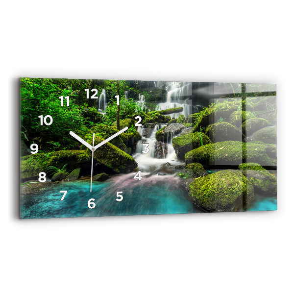 Horloge murale horizontale Cascade Thaïlande