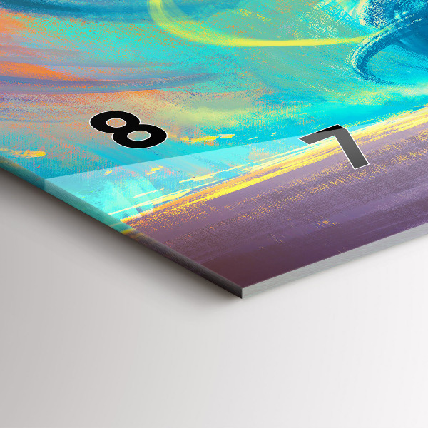 Horloge murale horizontale Bébé et ballons