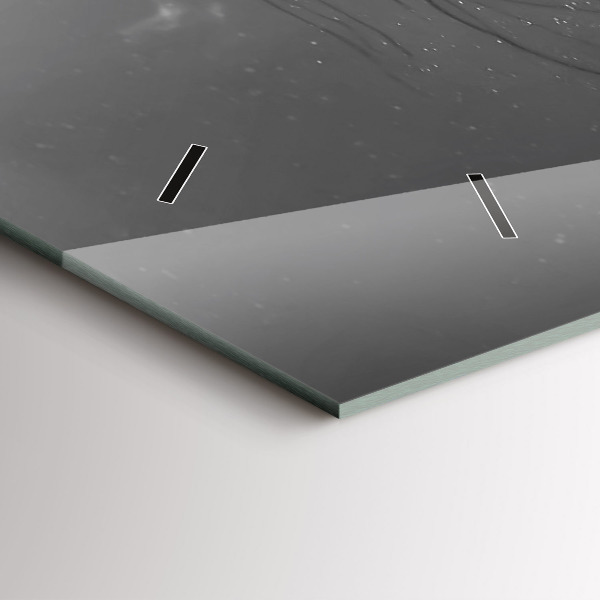 Horloge rectangulaire horizontale Les lèvres de la femme