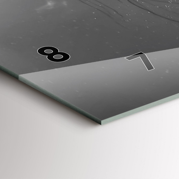 Horloge rectangulaire horizontale Les lèvres de la femme