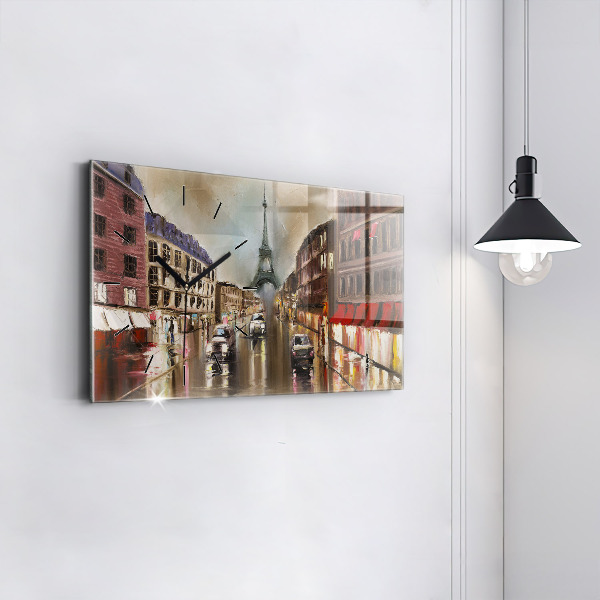 Horloge murale horizontale Ville de Paris