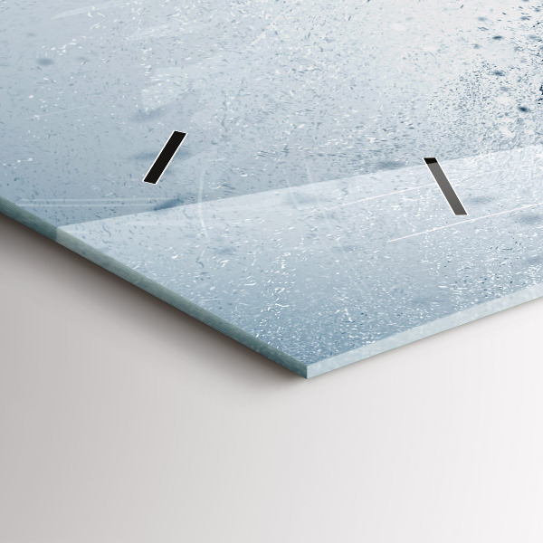 Horloge murale horizontale Homme qui court