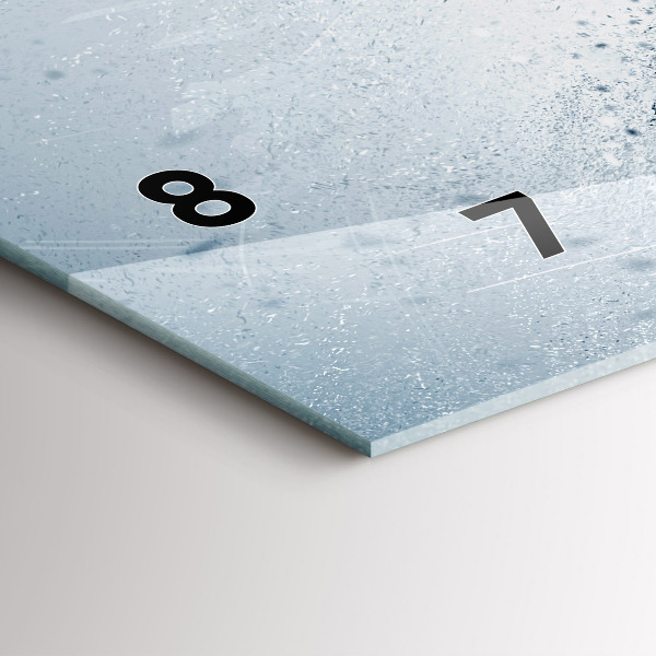 Horloge murale horizontale Homme qui court