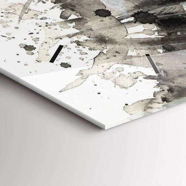 Horloge murale horizontale Portrait peint