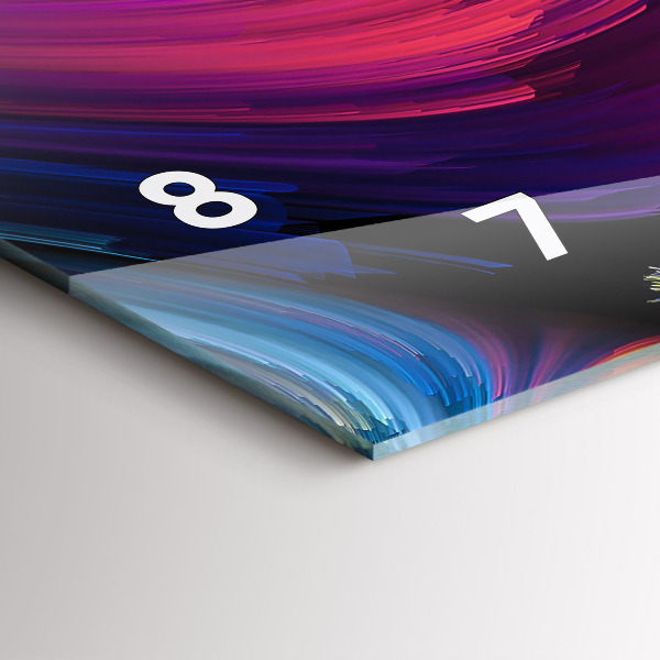 Horloge murale horizontale 'Salle d''abstraction'