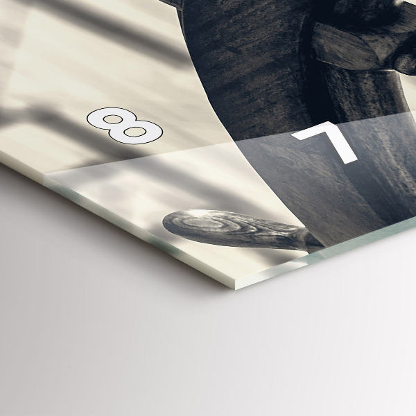 Horloge murale horizontale Navire antique