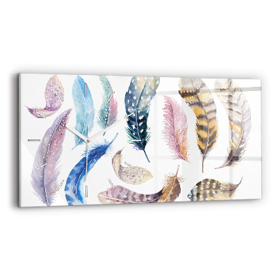 Horloge murale horizontale 'Illustration d''art rétro'