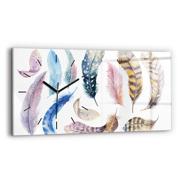 Horloge murale horizontale 'Illustration d''art rétro'