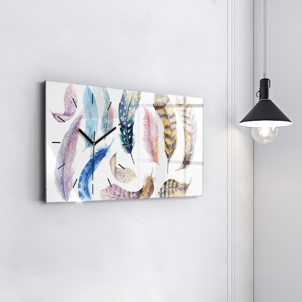 Horloge murale horizontale 'Illustration d''art rétro'