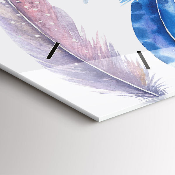 Horloge murale horizontale 'Illustration d''art rétro'